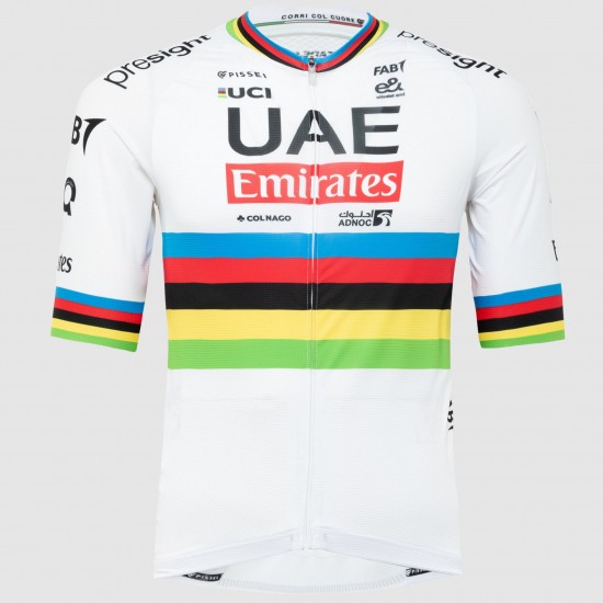 Heren Fietskleding Team UAE 2024 Pissei shirt - Wereldkampioen