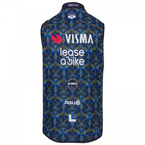 Heren Fietskleding Agu Wind Team Visma Lease a Bike 2024-TDF vest Heren Fietskleding Agu Wind Team Visma Lease a Bike 2024-TDF vest