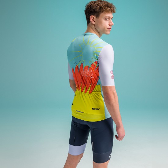 Heren Fietskleding Santini Tour de France 2024 trui - Nice Heren Fietskleding Santini Tour de France 2024 trui - Nice