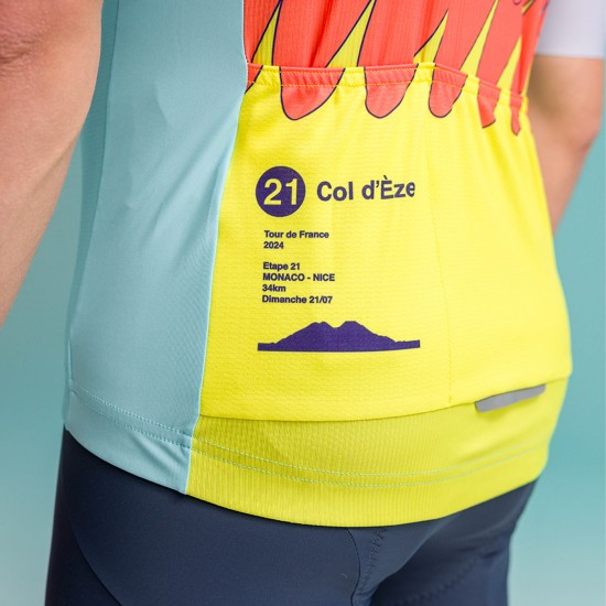 Heren Fietskleding Santini Tour de France 2024 trui - Nice Heren Fietskleding Santini Tour de France 2024 trui - Nice