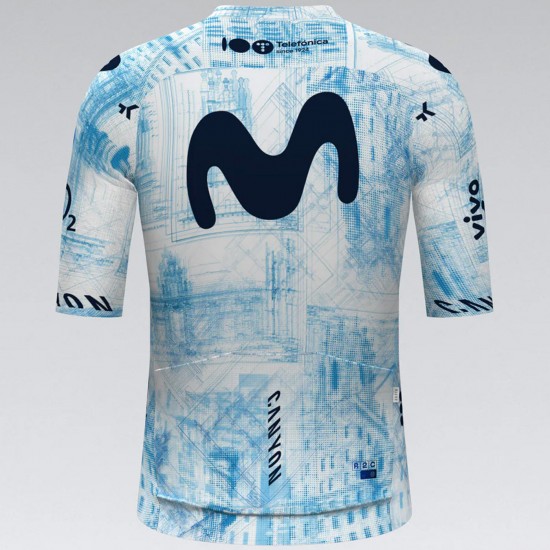 Heren Fietskleding Team Movistar 2024 Infinity La Vuelta-shirt Heren Fietskleding Team Movistar 2024 Infinity La Vuelta-shirt