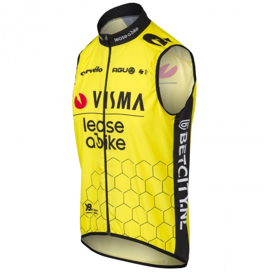 Heren Fietskleding Agu Wind Team Visma Lease a Bike 2024 vest Heren Fietskleding Agu Wind Team Visma Lease a Bike 2024 vest