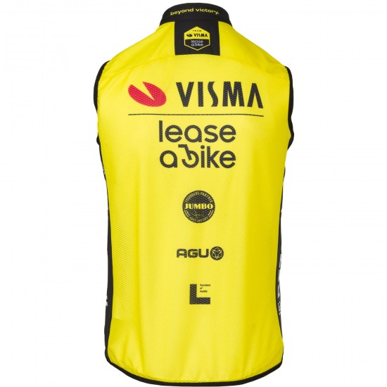 Heren Fietskleding Agu Wind Team Visma Lease a Bike 2024 vest Heren Fietskleding Agu Wind Team Visma Lease a Bike 2024 vest