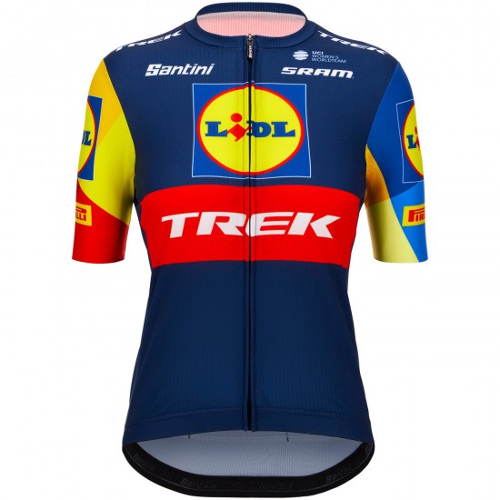 Dames Fietskleding Santini Lidl Trek 2024 damesshirt Dames Fietskleding Santini Lidl Trek 2024 damesshirt