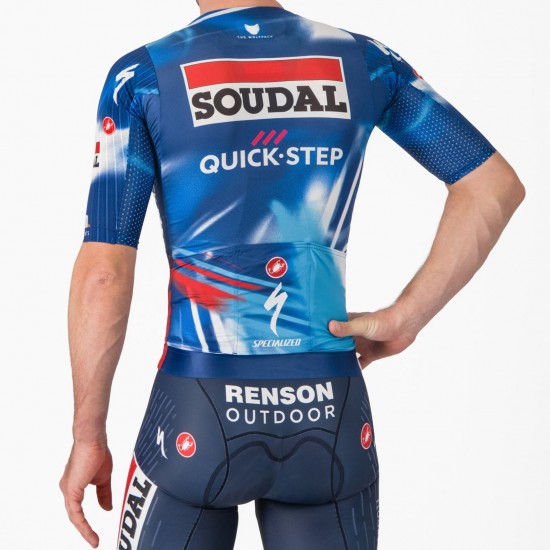 Heren Fietskleding Castelli Soudal Quick-Step 2025 Aero Race 8S Shirt Heren Fietskleding Castelli Soudal Quick-Step 2025 Aero Race 8S Shirt