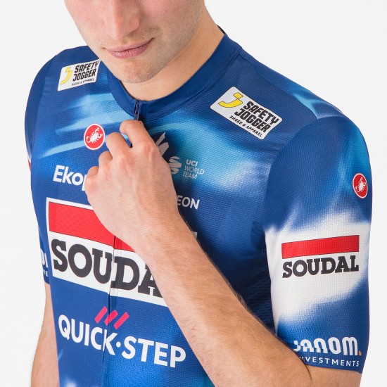 Heren Fietskleding Castelli Soudal Quick-Step 2025 Competizione 3 Shirt Heren Fietskleding Castelli Soudal Quick-Step 2025 Competizione 3 Shirt