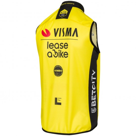 Heren Fietskleding Team Visma Lease a Bike 2025 Wind Vest Heren Fietskleding Team Visma Lease a Bike 2025 Wind Vest