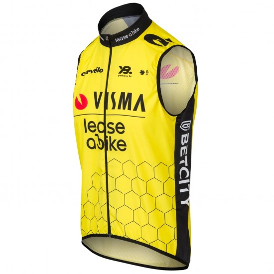 Heren Fietskleding Team Visma Lease a Bike 2025 Wind Vest Heren Fietskleding Team Visma Lease a Bike 2025 Wind Vest