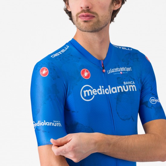 Heren Fietskleding Blauw Giro d'Italia 2025 Competizione 3 Shirt Heren Fietskleding Blauw Giro d'Italia 2025 Competizione 3 Shirt