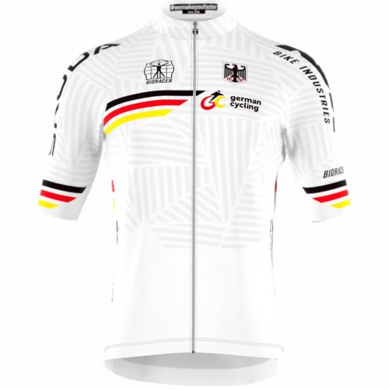 Heren Fietskleding Bioracer Duits Nationaal Team 2025 Icon Classic Shirt