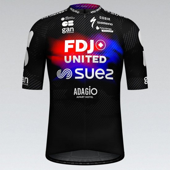 Heren Fietskleding Gobik FDJ Suez 2025 Odyssey Shirt-TDF