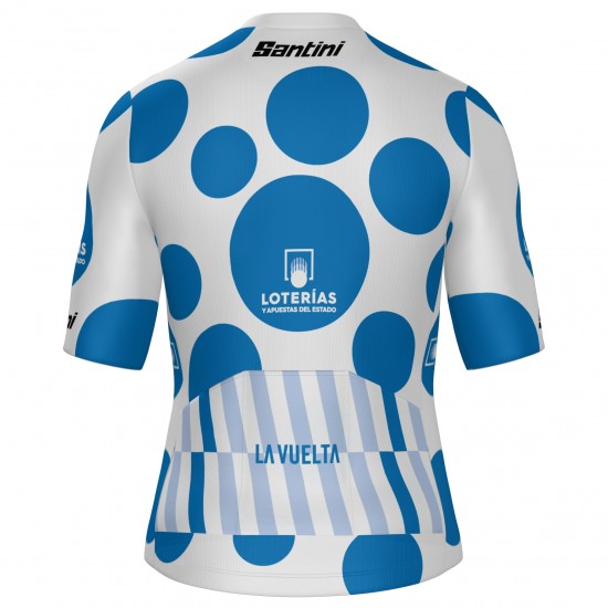 Heren Santini Pois Vuelta Espana 2025 shirt Heren Santini Pois Vuelta Espana 2025 shirt