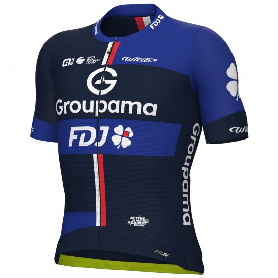 Heren Fietskleding Ale Groupama FDJ 2025 PRS 2.0 shirt