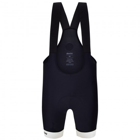 Heren Fietskleding Santini Bianca Tour de France 2025 koersbroek