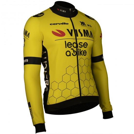 Heren Team Visma Lease a Bike 2025 Premium shirt met lange mouwen Heren Team Visma Lease a Bike 2025 Premium shirt met lange mouwen