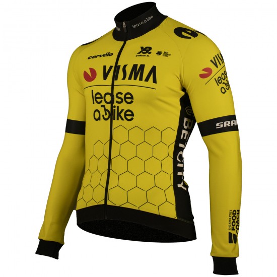 Heren Team Visma Lease a Bike 2025 Premium shirt met lange mouwen Heren Team Visma Lease a Bike 2025 Premium shirt met lange mouwen