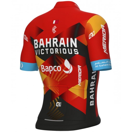 Bahrain Victorious 2023 wielershirt met lange mouwen - ALE professioneel wielerteam Bahrain Victorious 2023 wielershirt met lange mouwen - ALE professioneel wielerteam