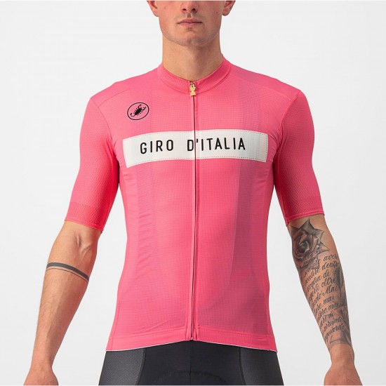 Giro d'Italia 2023 FUORI-MAGLIA ROZE fietsshirt met korte mouwen