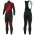 2019 ALE Pulse Zwart-Rood Thermal Fietskleding Set Wielershirts Lange Mouw+Lange Wielrenbroek Bib 465BZNS