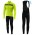 2019 Casteli Puro 3 Geel Thermal Fietskleding Set Wielershirts Lange Mouw+Lange Wielrenbroek Bib 775GLUA