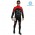 2019 Nalini Tuono Zwart-Rood Thermal Fietskleding Set Wielershirts Lange Mouw+Lange Wielrenbroek Bib 544RVFL
