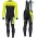 2019 Scott RC Zwart-Geel Thermal Fietskleding Set Wielershirts Lange Mouw+Lange Wielrenbroek Bib 610WMBC