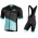 BIANCHI MILANO Bisceglie Fietskleding Set Wielershirt Korte Mouw+Korte Fietsbroeken Bib