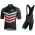 BIANCHI MILANO Nicandro Black Fietskleding Set Wielershirt Korte Mouw+Korte Fietsbroeken Bib