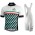 BIANCHI MILANO Codigoro White Fietskleding Set Wielershirt Korte Mouw+Korte Fietsbroeken Bib