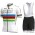 2019 World Champion Hagens Berman Axeon Fietskleding Set Wielershirt Korte Mouw+Korte Fietsbroeken Bib
