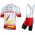COFIDIS 2019 Fietskleding Set Wielershirt Korte Mouw+Korte Fietsbroeken Bib