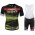 SCOTT SRAM 2019 Fietskleding Set Wielershirt Korte Mouw+Korte Fietsbroeken Bib