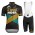 Telenet Fidea Lions 2019 Fietskleding Set Wielershirt Korte Mouw+Korte Fietsbroeken Bib