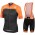 Peter Sagan LOGO Team 2019 Line Orange Fietskleding Set Wielershirt Korte Mouw+Korte Fietsbroeken Bib
