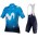 MOVISTAR 2019 Dames Fietskleding Set Wielershirt Korte Mouw+Korte Fietsbroeken Bib