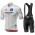 Giro D'Italia 2019 BIANCO Fietskleding Set Wielershirt Korte Mouw+Korte Fietsbroeken Bib