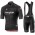 Giro D'Italia 2019 Black Fietskleding Set Wielershirt Korte Mouw+Korte Fietsbroeken Bib