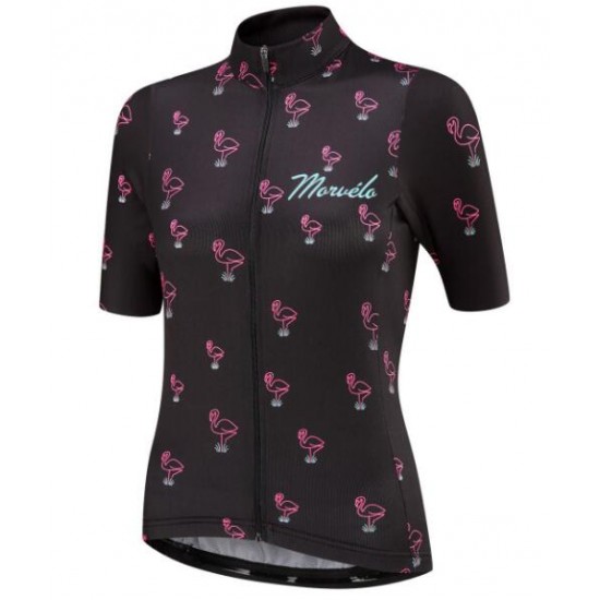 MORVELO Dames BLUE TILE Wielershirt Korte Mouw