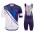 2020 Canyon Team Blauw-Wit Fietskleding Set Fietsshirt Met Korte Mouwen+Korte Koersbroek Bib 139OAQO