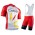 2020 Cofidis Team Fietskleding Set Fietsshirt Met Korte Mouwen+Korte Koersbroek Bib 128PPKM