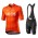 2020 INEOS Training Edition Orange Fietskleding Set Fietsshirt Met Korte Mouwen+Korte Koersbroek Bib 113REBO