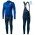 2020 Italia Blauw Thermal Fietskleding Set Wielershirts Lange Mouw+Lange Wielrenbroek Bib 768SGJF