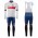 2020 Kalas GBR Country Team Wit Thermal Fietskleding Set Wielershirts Lange Mouw+Lange Wielrenbroek Bib 868GATO