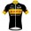 2020 LOTTO KERN-HAUS Zwart-Geel Wielershirt Korte Mouw 295AMIX