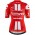 2020 SUMWEB Team Rood Dames Wielershirt Korte Mouw 330DWJP