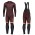 2020 Scott RC Team 1.0 Claret Wielerkleding Set Wielershirt Lange Mouw+Lange Fietsbroeken Bib 162KJZW