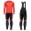 2020 Scott RC Team 1.0 Fiery Wielerkleding Set Wielershirt Lange Mouw+Lange Fietsbroeken Bib 875ADAS