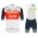 2020 TREK-Segafredo Pro Team Kids Fietskleding Set Wielershirt Korte Mouw+Korte Fietsbroeken Bib 818MUXX