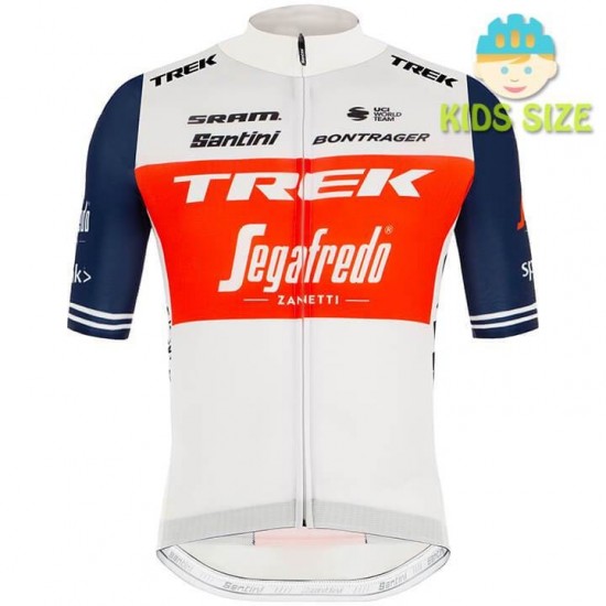 2020 TREK-Segafredo Pro Team Kids Wielershirt Korte Mouw 838GJBN