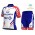 2020 Team FDJ Kids Fietskleding Set Wielershirt Korte Mouw+Korte Fietsbroeken Bib 279CPQL